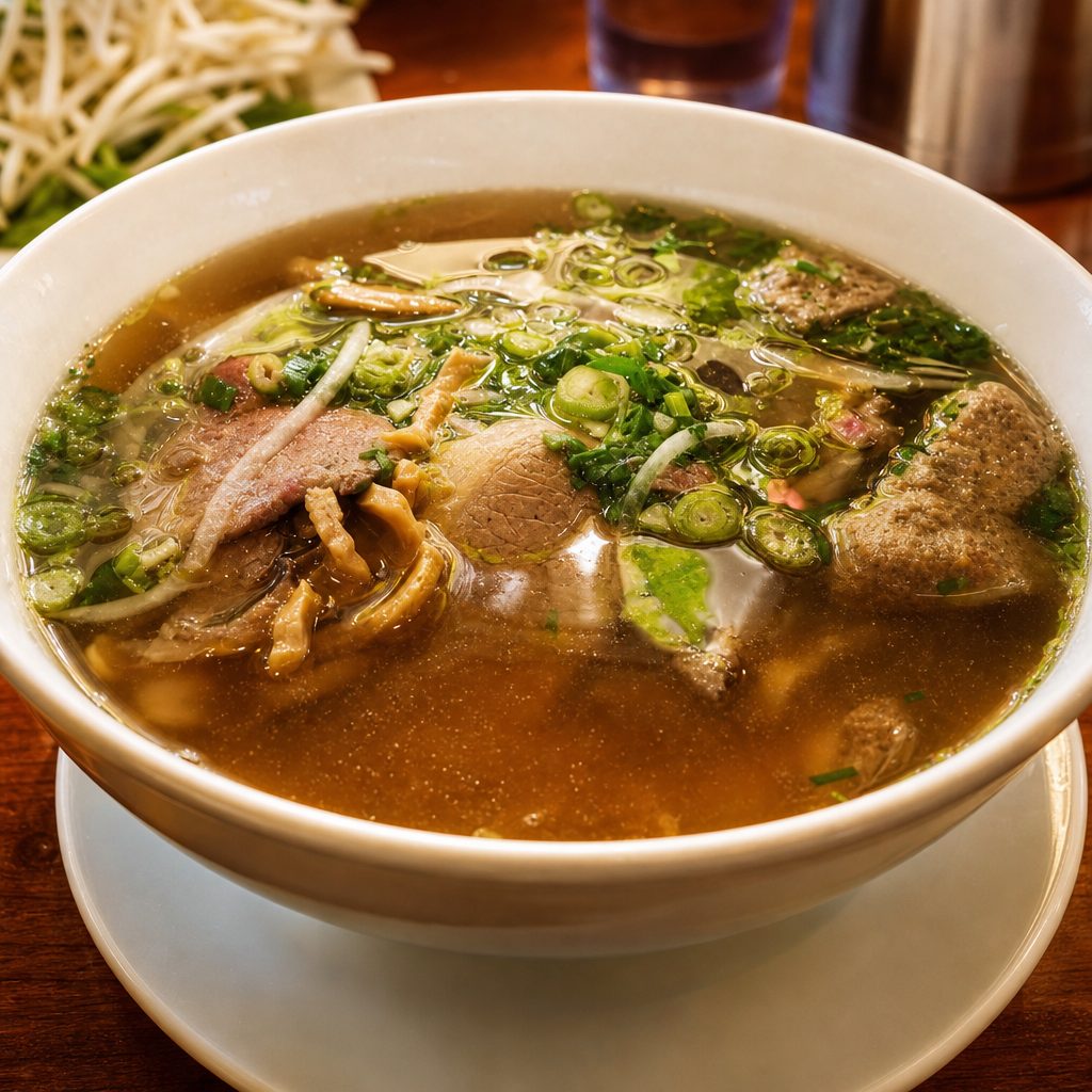 39. Special Combo Noodle Soup / Phe Đặc Biệt.